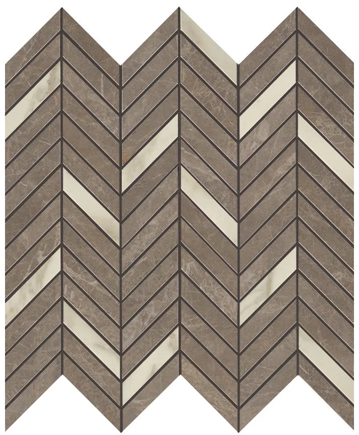 Мозаика Atlas Concorde Marvel Edge Gris Supreme Mosaico Twill 30x31 AEPQ