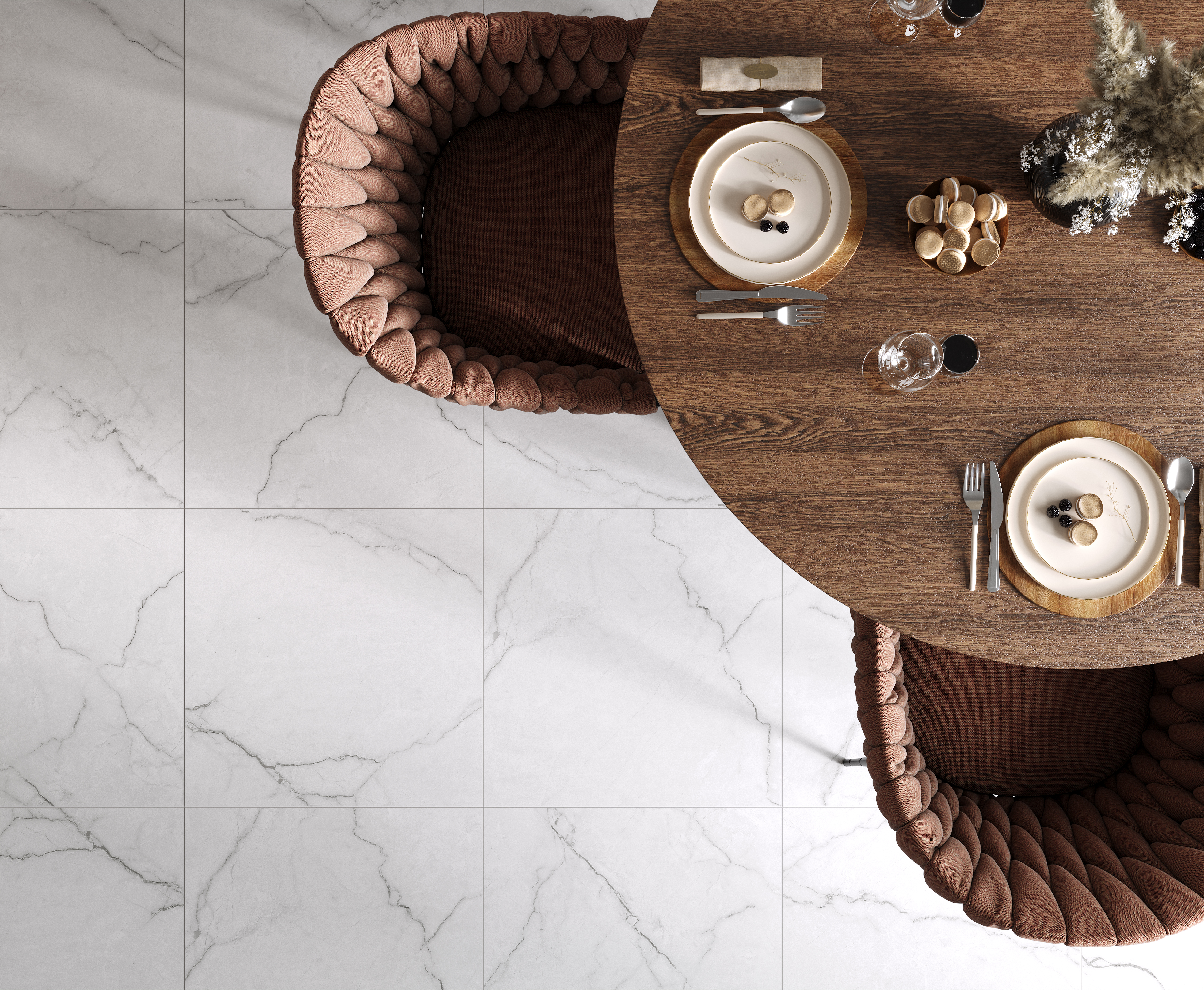 Керамогранит Laparet Torso Bianco 60x60 полированный