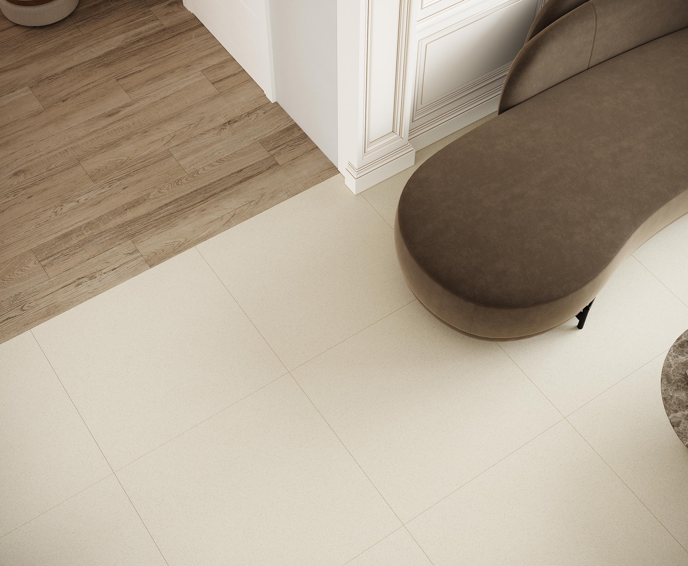 Керамогранит Laparet Prism Ivory 80x80 лаппатированный