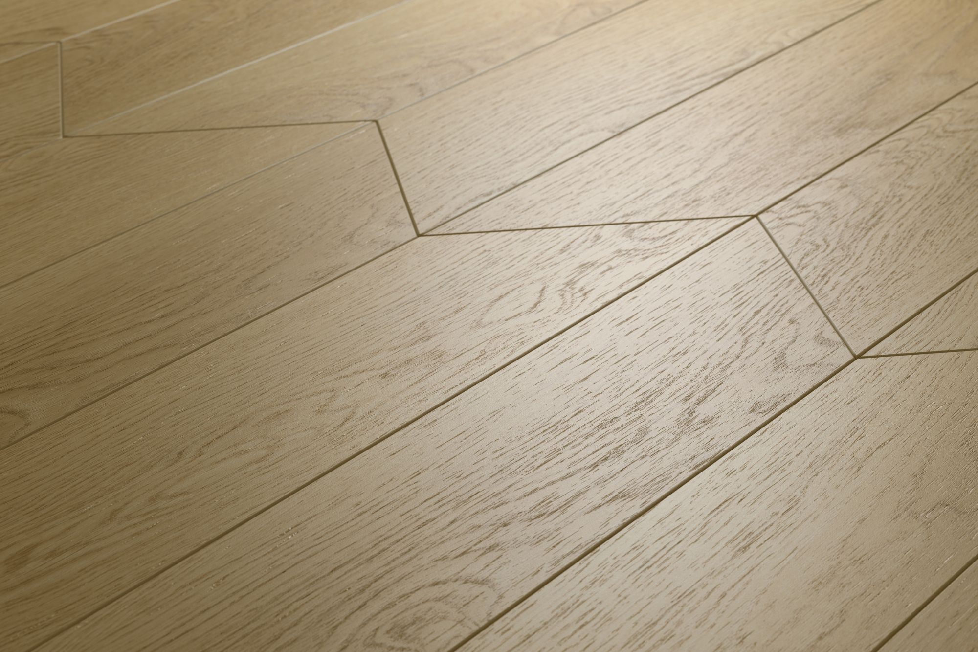 Кварцвиниловая плитка Aqua Floor Chevron Premium (Parquet) AF7015CVR 690x120 Дуб селект Светлый замковый кварц винил напольный