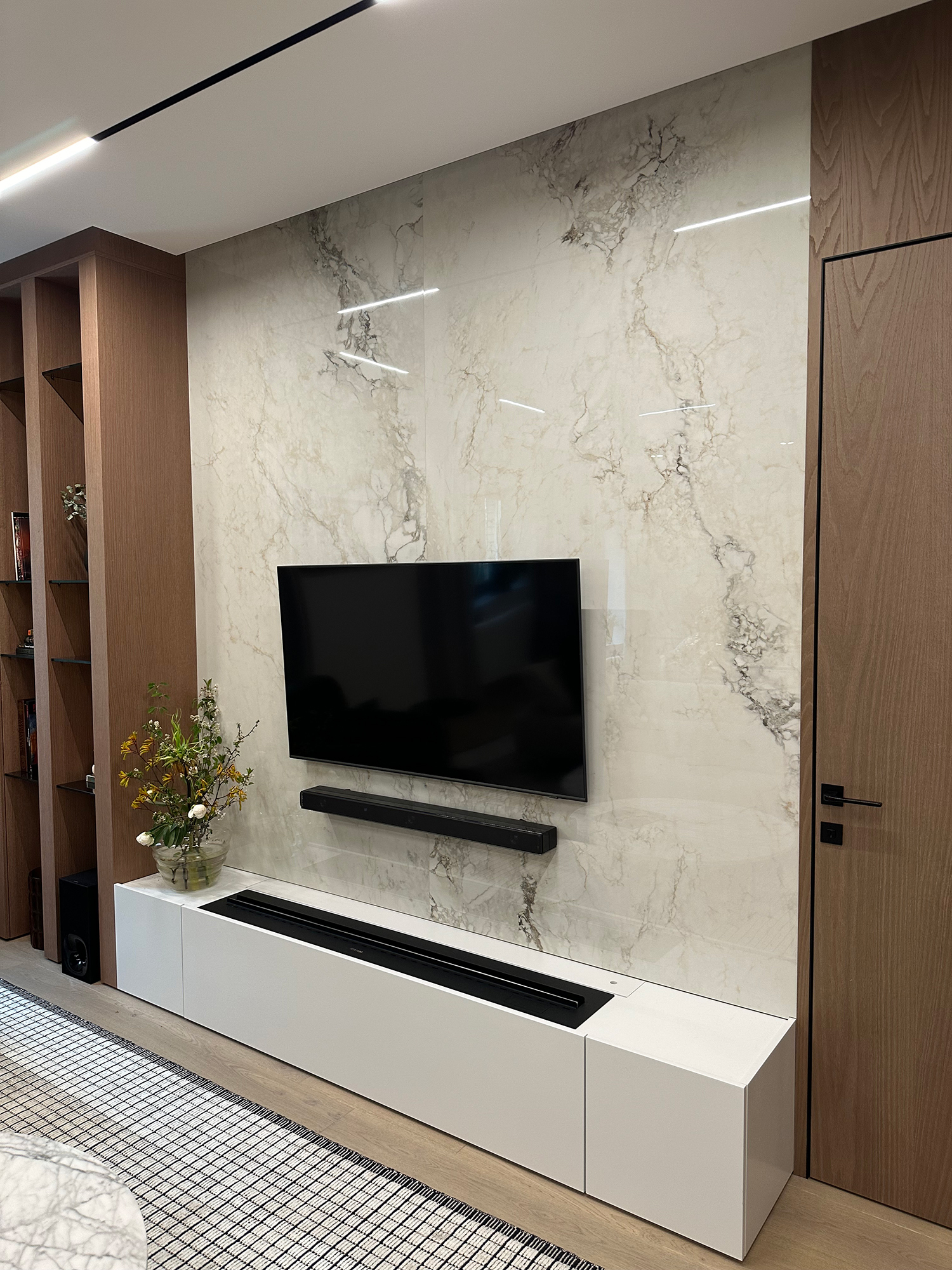 Керамогранит СтароСлэбс Marquina Night High Glossy 120x278 черный