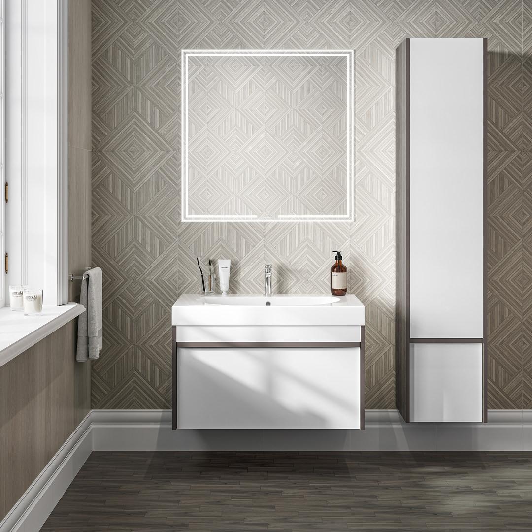 Керамическая плитка Kerama Marazzi 14031R Ламбро серый светлый структура обрезной 40x120