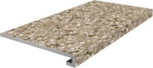 Ступень Kerama Marazzi KM6060G0041RGCF фронтальная клееная Бричиола бежевый матовый обрезной 33x60