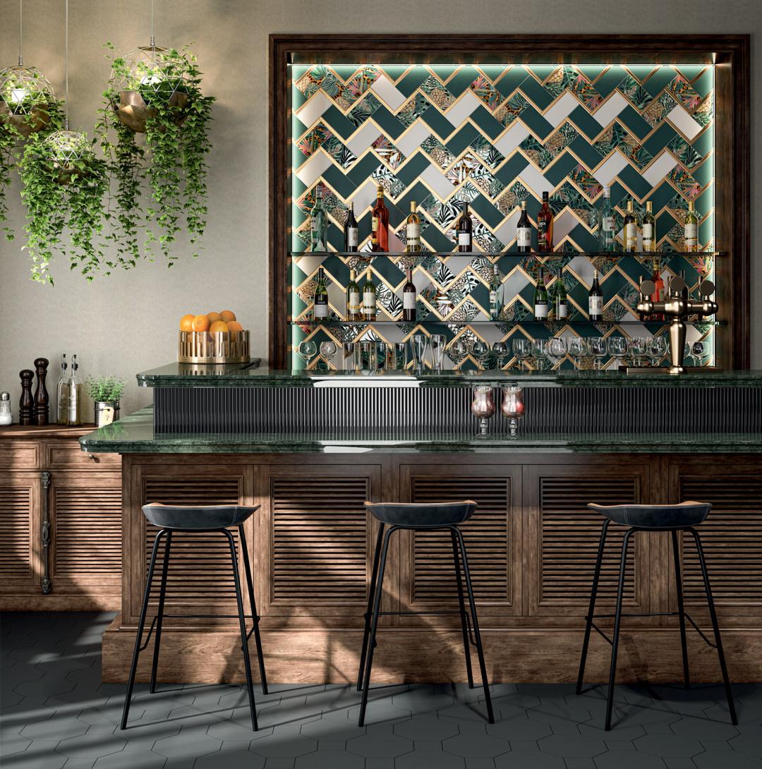 Керамическая плитка Kerama Marazzi Пальмейра белый матовый 9.9x20 19074