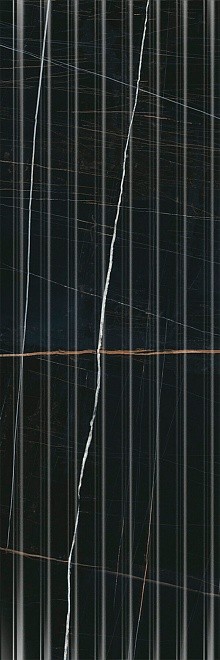 Керамическая плитка Kerama Marazzi 14035R Греппи черный структура обрезной 40x120