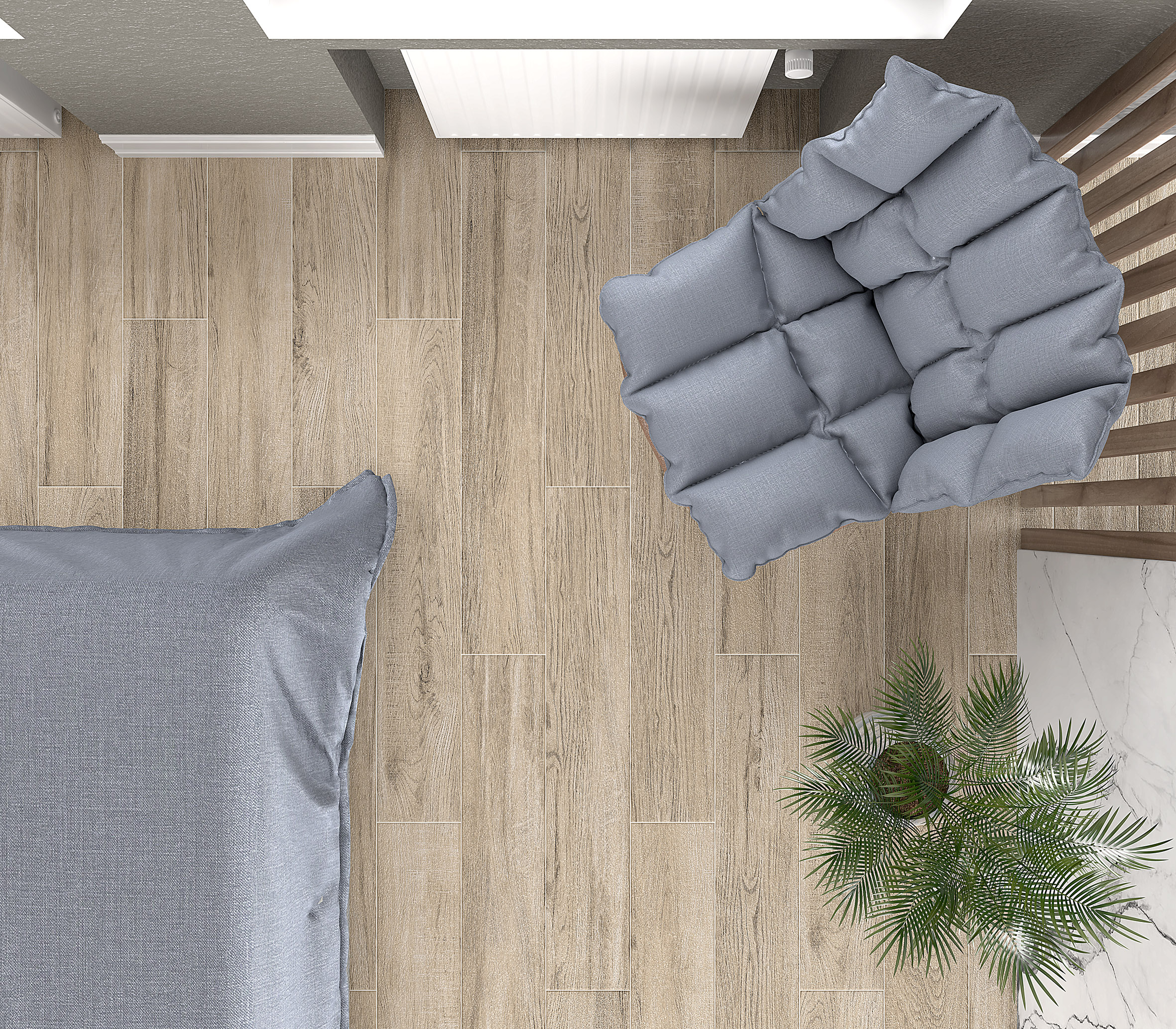 Керамогранит (SG516900R) Laparet Rainwood оливковый 20x119.5 матовый