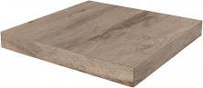 Ступень Kerama Marazzi DL501500R\GCS угловая клееная левая Про Вуд беж темный 33x33