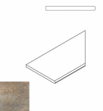 Бортик закругленный правый Italon District X2 Emerald 30x60