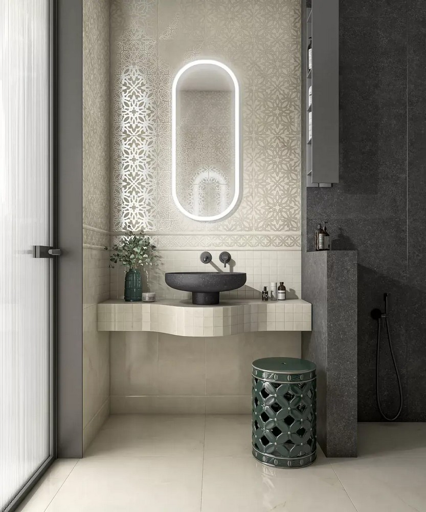 Керамическая плитка Kerama Marazzi KM3060B0100R Махкама бежевый светлый глянцевый обрезной 30x60