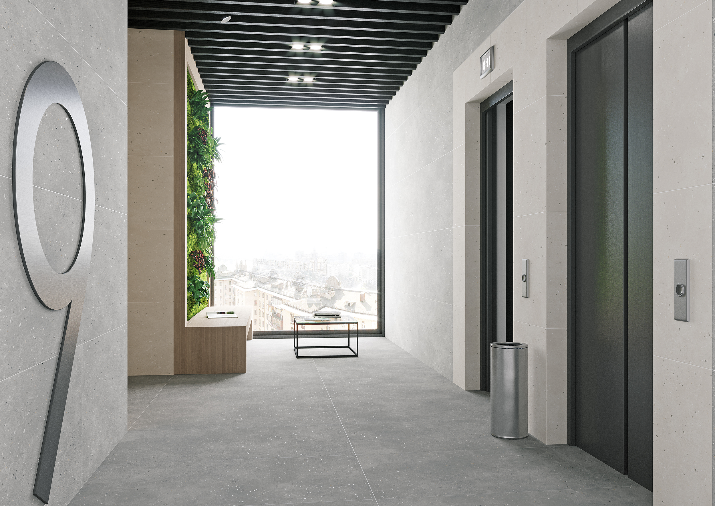 Керамогранит Grasaro Granella White 60x120 G-40/MR/600x1200x11