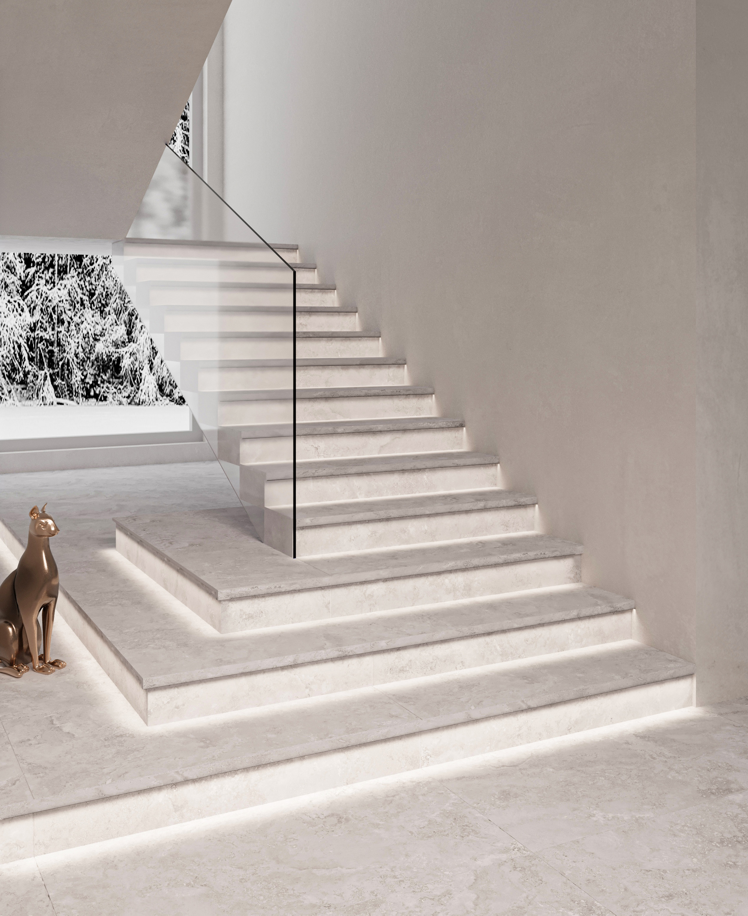 Ступень Старо Amazon Wood Natural с подступенником 32x120 коричневый