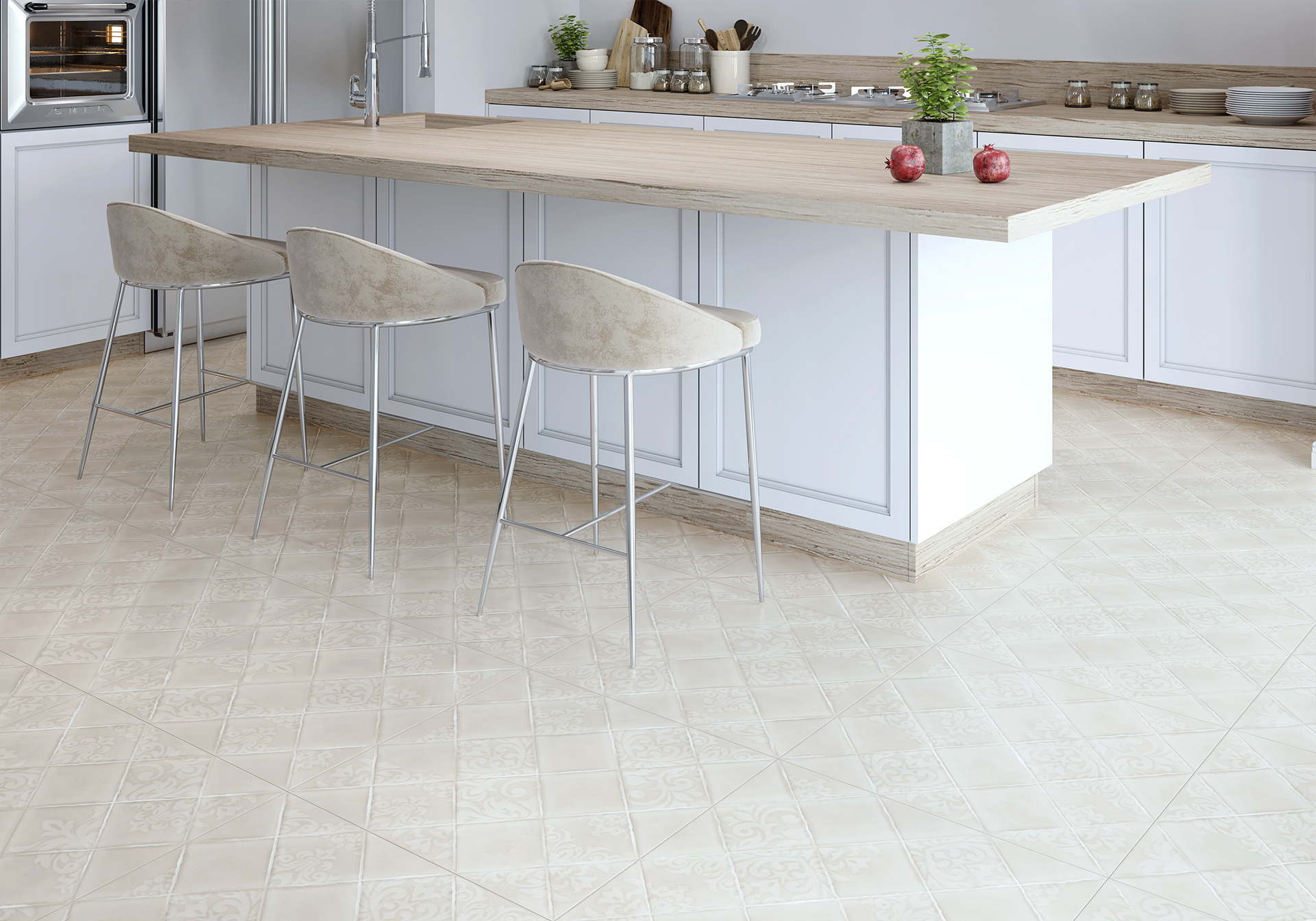 Керамическая плитка Alma Ceramica Брента TWU09BRT404 бежевый 24.9x50