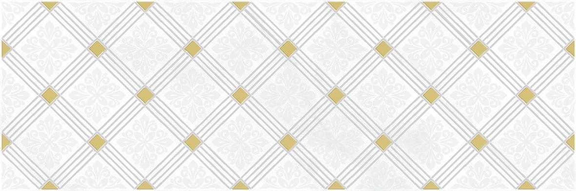 Декор (AD\A483\60044) Laparet Royal белый 20x60 глянцевый