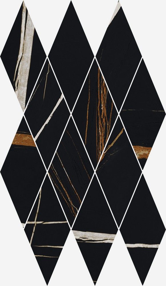Мозаика Italon Charme Deluxe Sahara Noir Diamond 28x48
