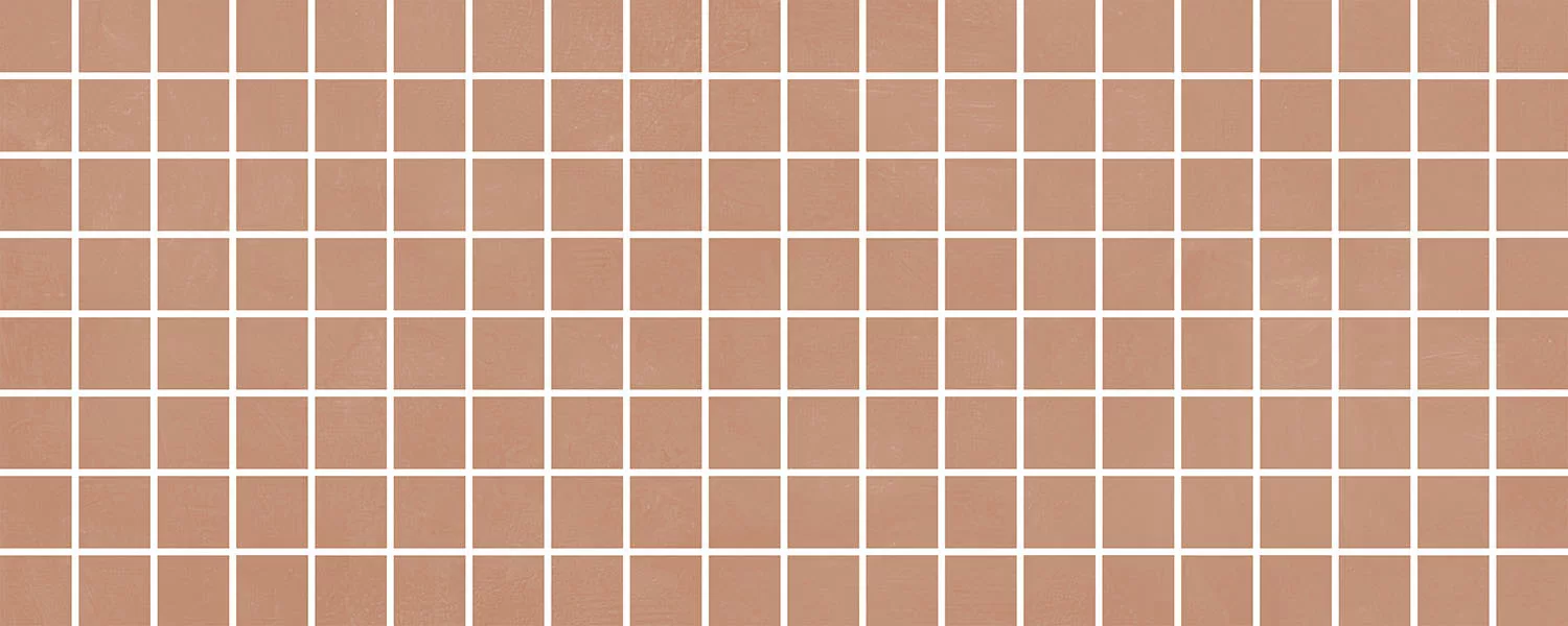 Декор Керама Марацци Venezia Каннареджо мозаичный оранжевый матовый 20х50 из 160 частей 2,3х2,3