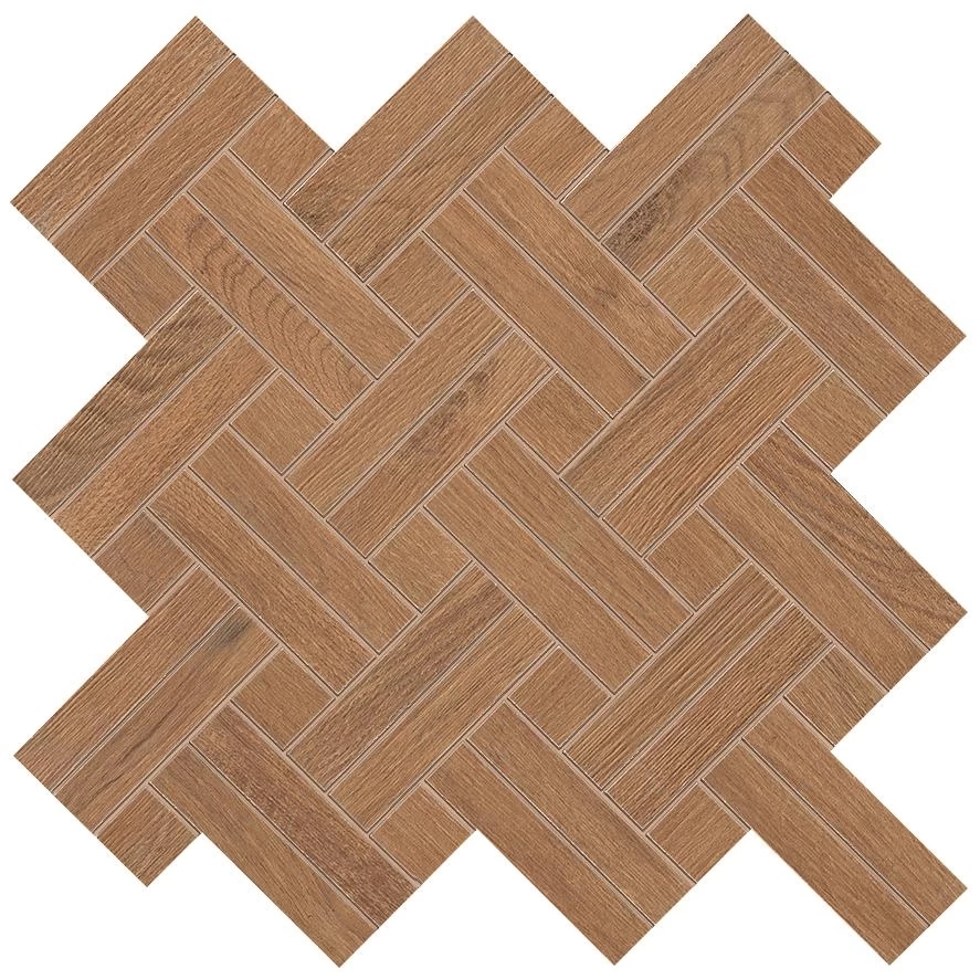 Мозаика Atlas Concorde Nid Whisky Mosaico Intreccio 35x35 AAOQ