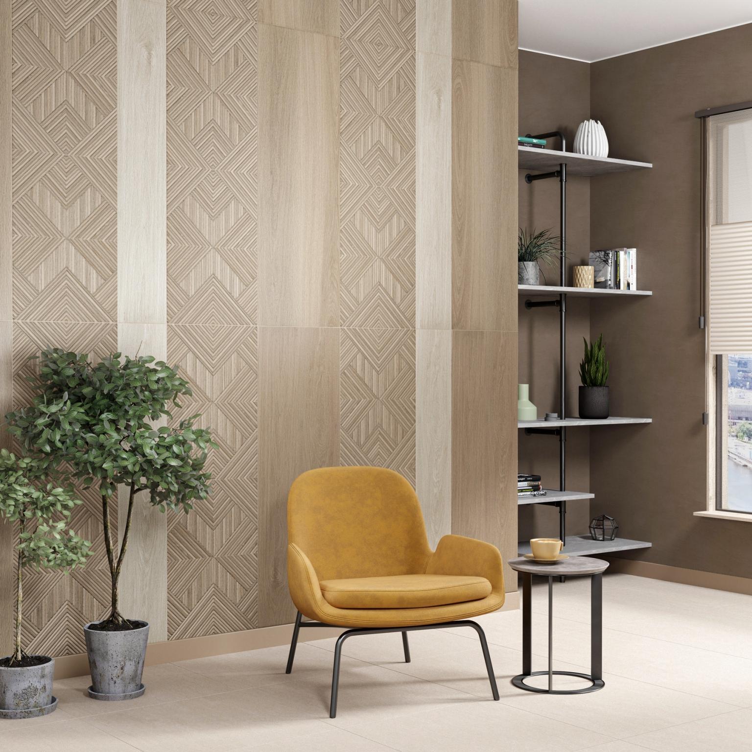 Керамическая плитка Kerama Marazzi 14031R Ламбро серый светлый структура обрезной 40x120