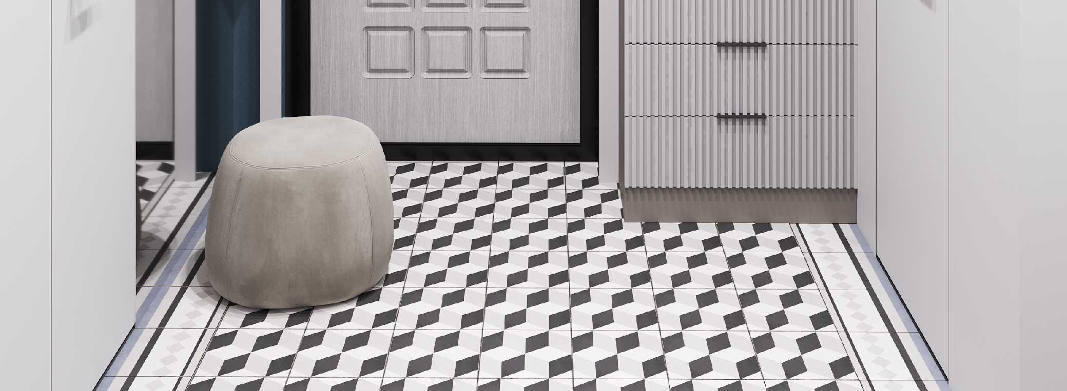 Декор Смайл Тайл Chic Corner 19.8x19.8 бежевый