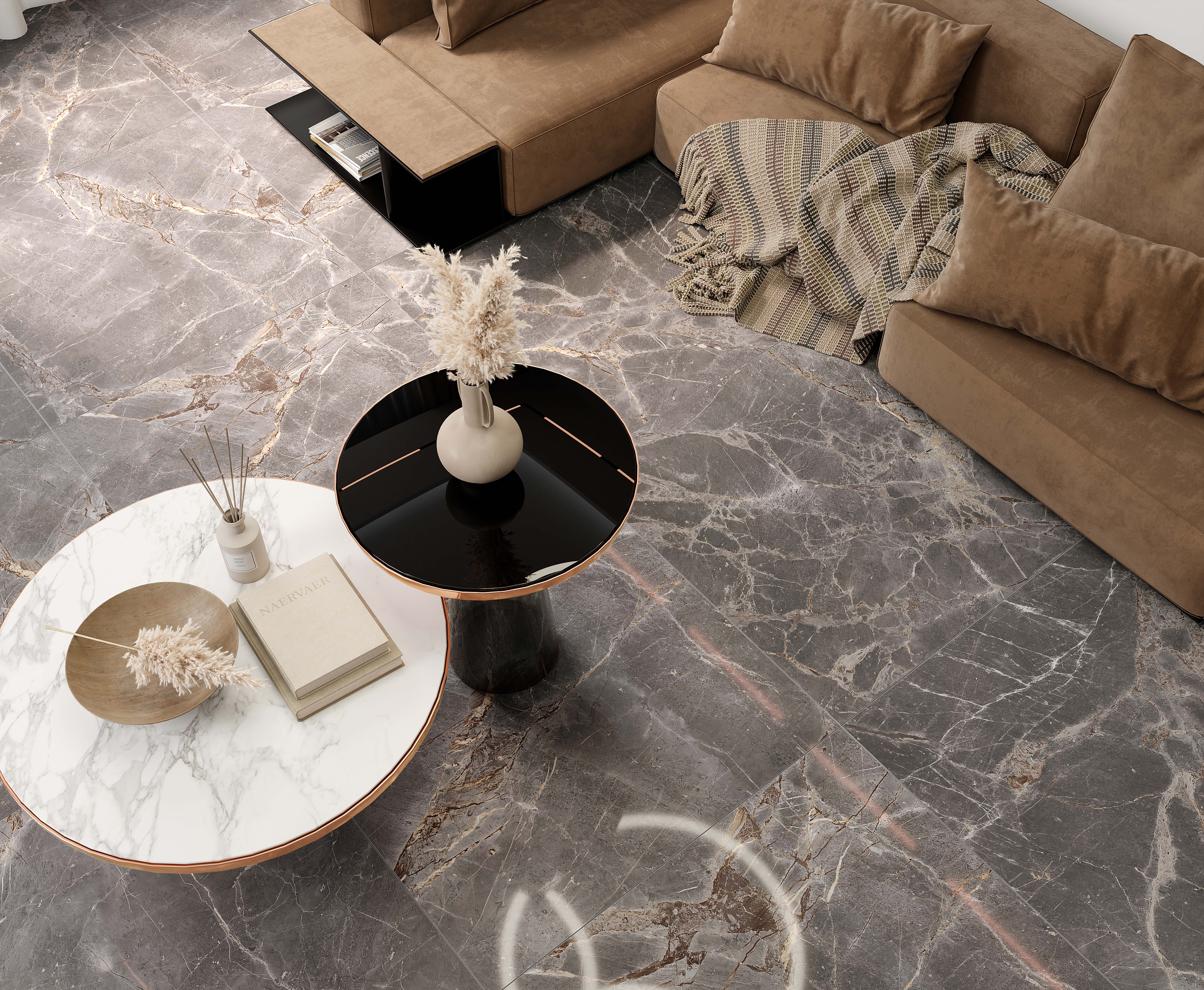 Керамогранит Laparet Nebula Grey 80x80 полированный