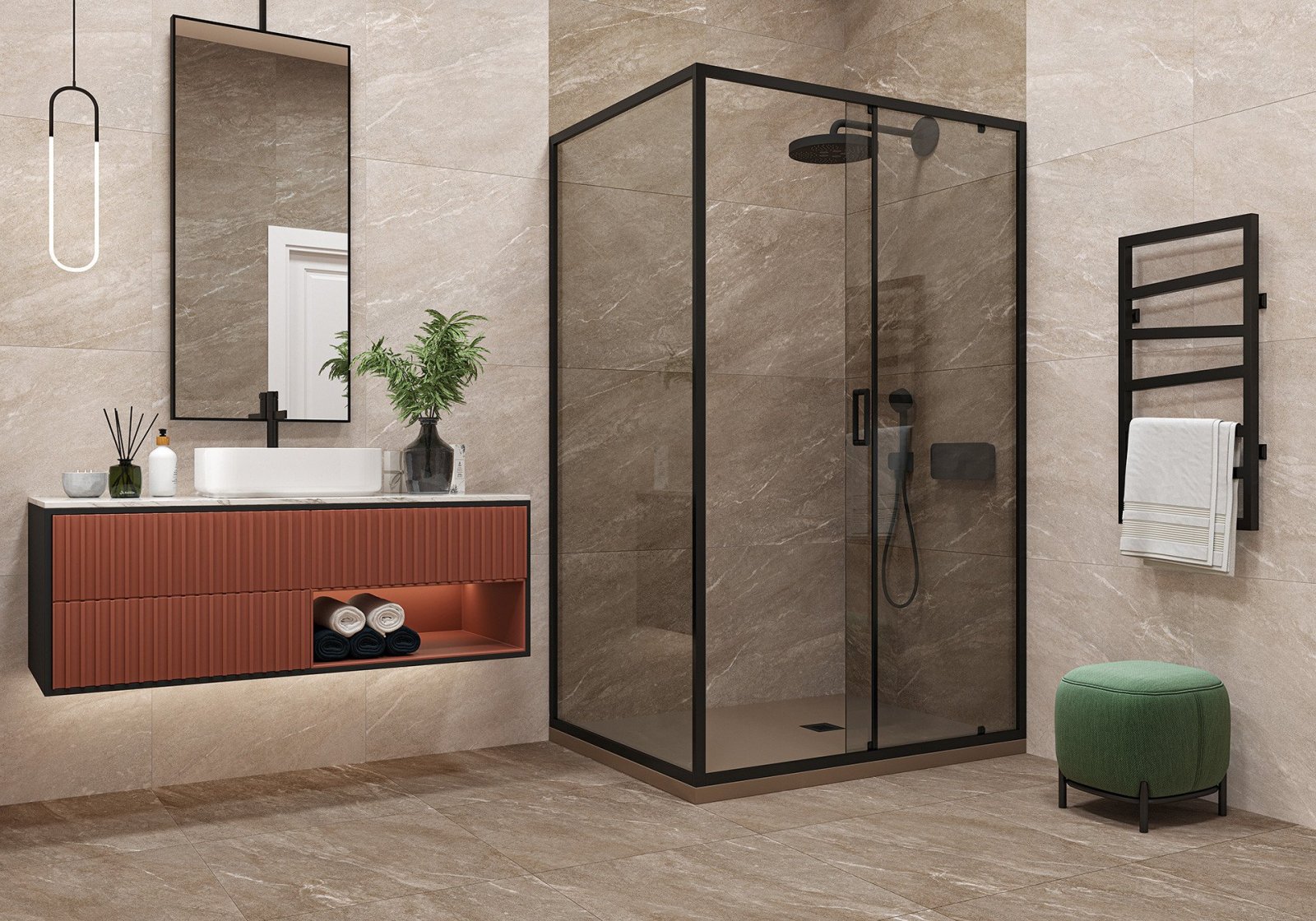 Керамогранит Alma Ceramica Angara GFU04ANG07R 60x60x9.5 серый