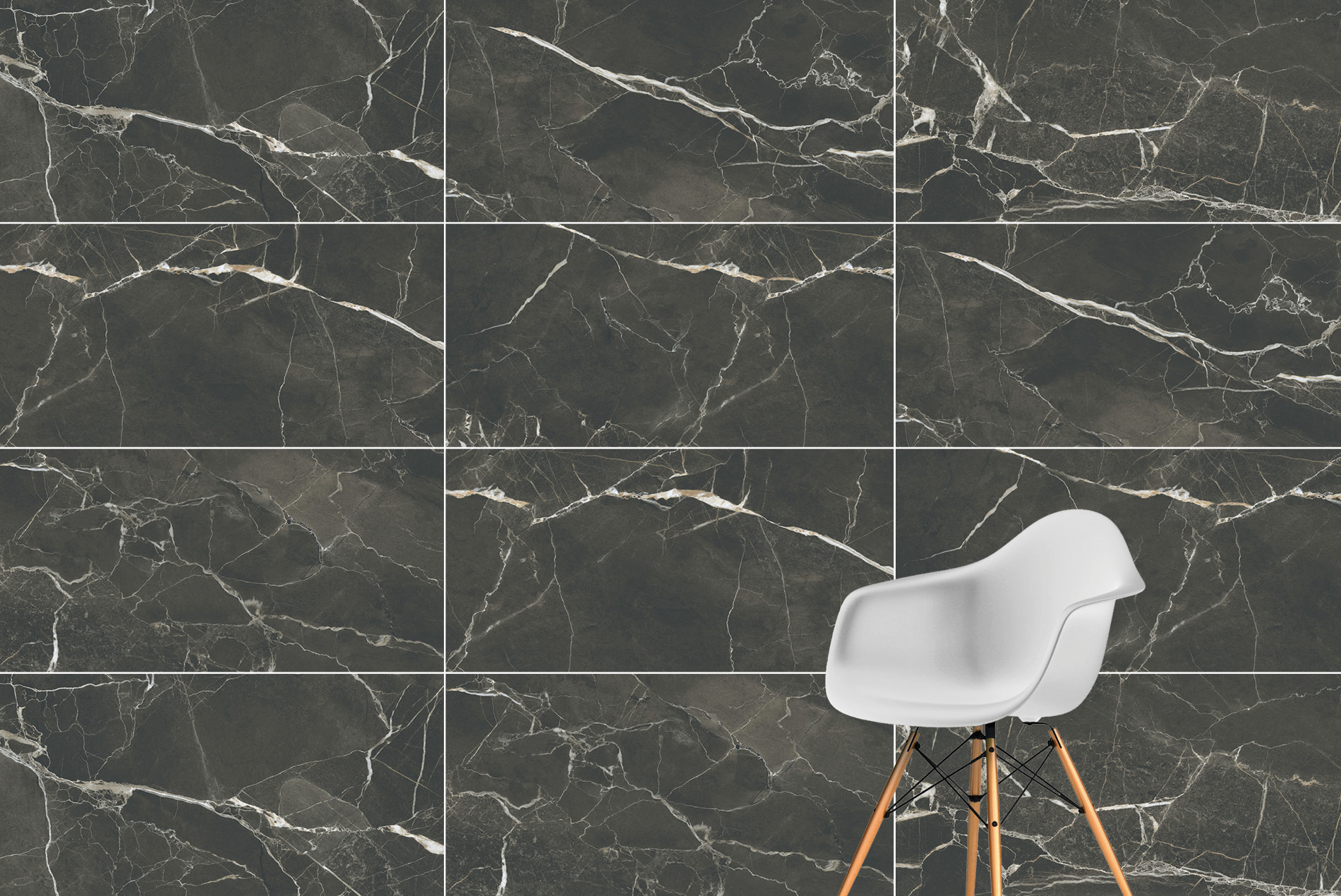 Керамогранит Vitra SilkMarble Порто Неро R9 K947790R 60x60