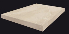 Ступень угловая левая ColiseumGres Capri Bianco 33x45