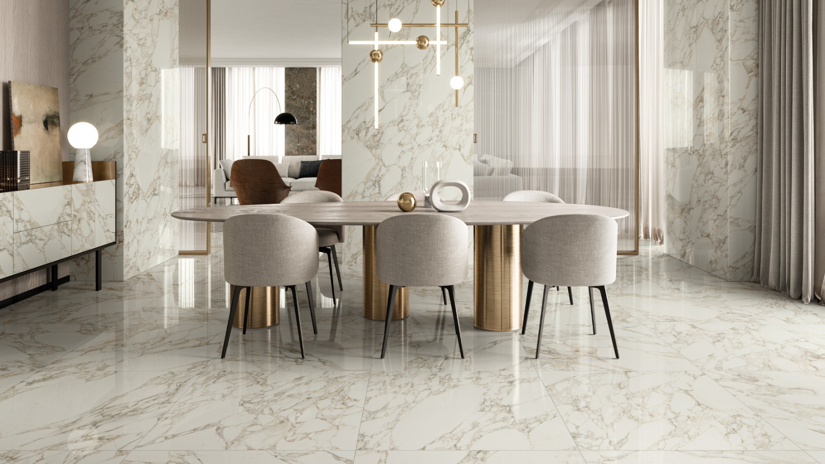 Декор Italon Charme Deluxe Bianco Michelangelo Strip 26x75