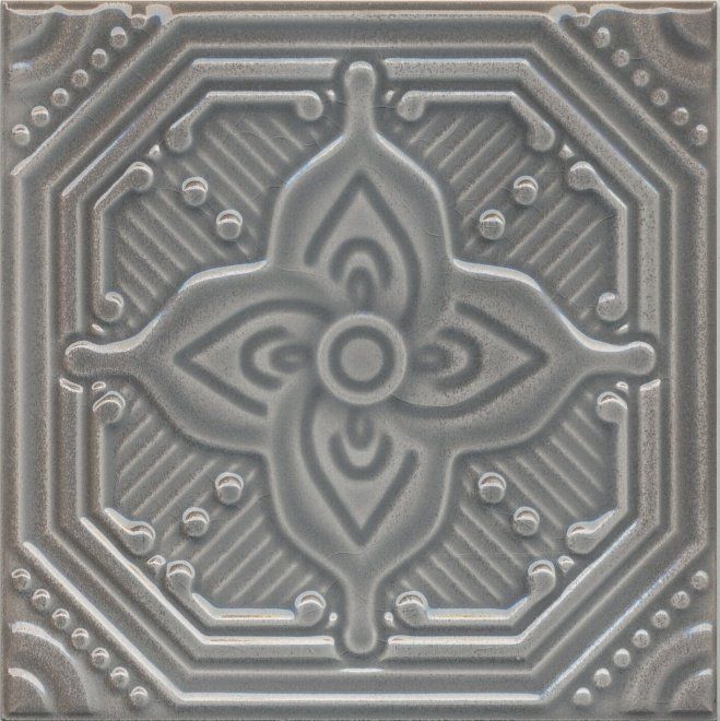 Декор Kerama Marazzi SSA001 Салинас серый 15x15