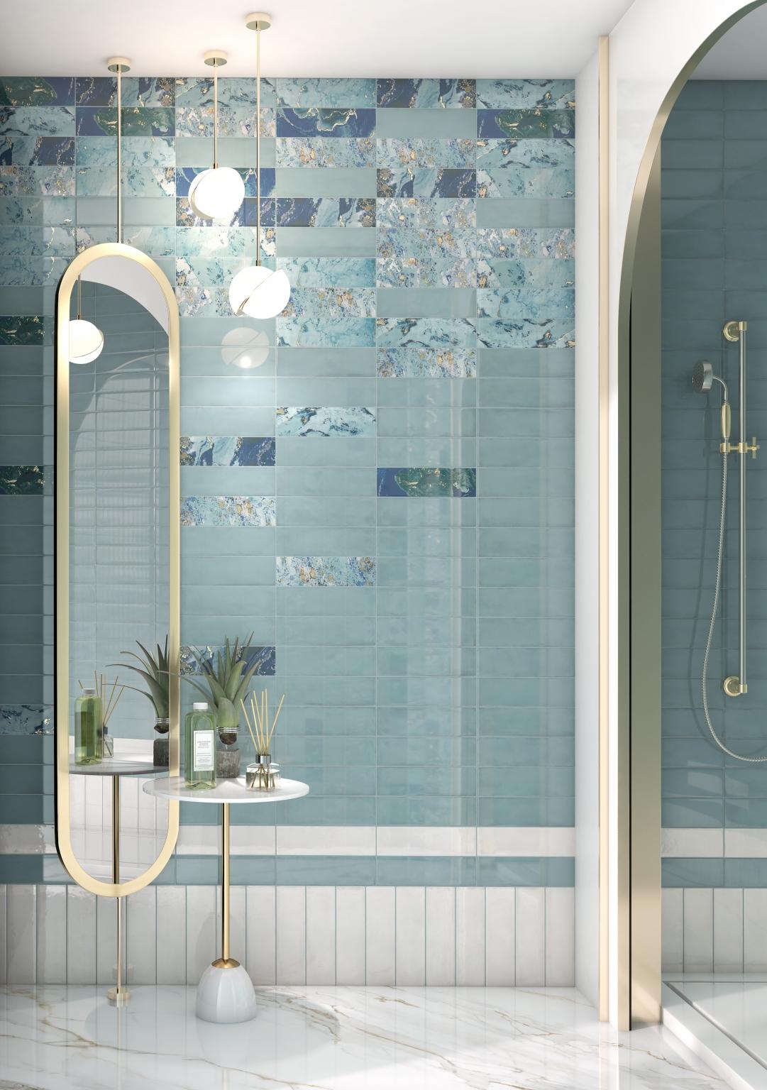 Керамическая плитка Kerama Marazzi 9036 Дарсена голубой 8,5x28,5