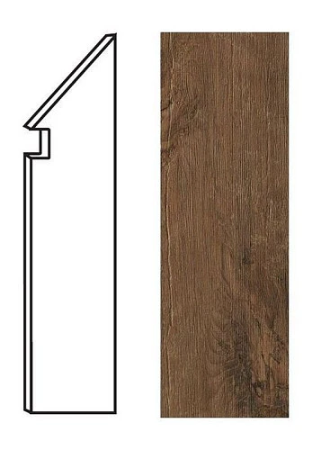 Ступень правая Axi Dark Oak Battiscopa Sag. Dx ANMF 7.2x30