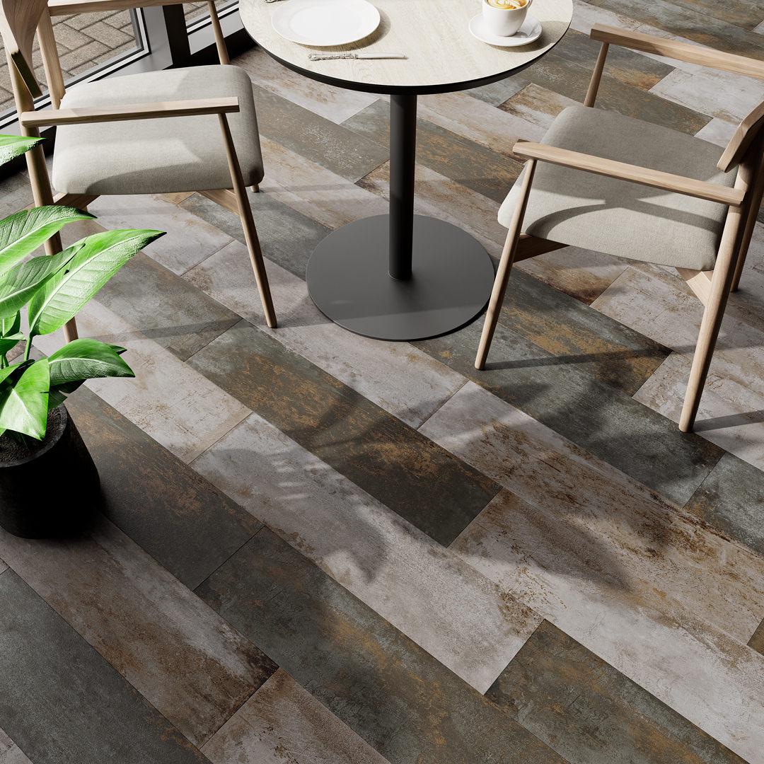 Керамогранит Kerama Marazzi Беверелло темный обрезной 20x80 SG702990R