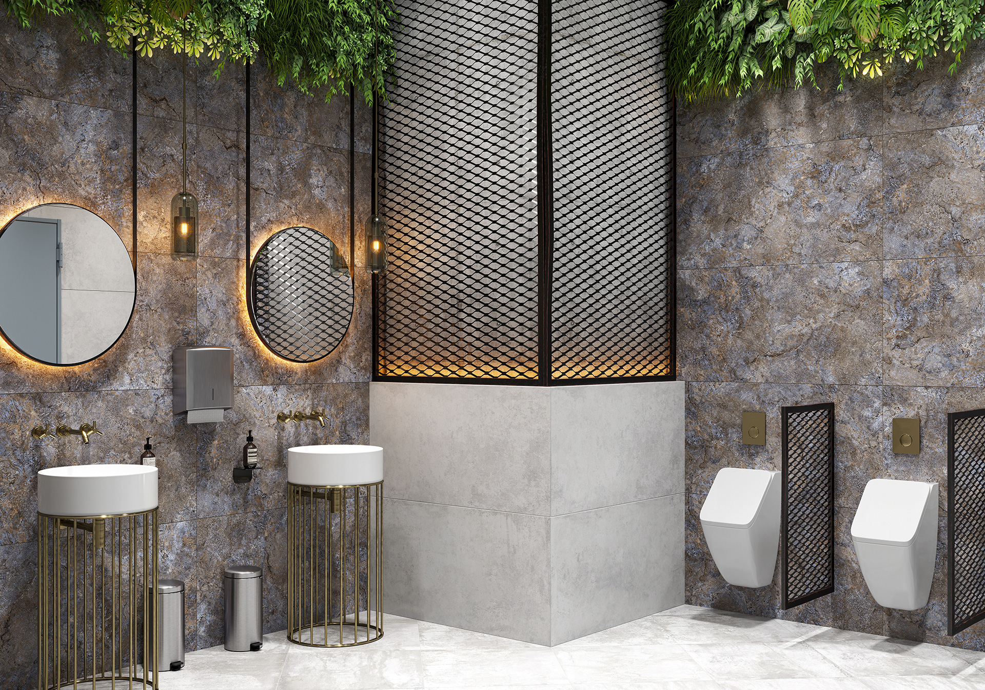 Керамогранит Alma Ceramica Индастрио GFU6060IND40R коричневый 60x60