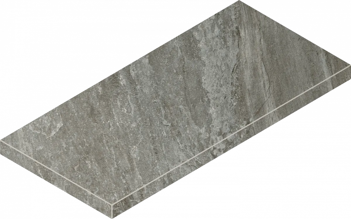 Ступень Италон Магма Фог угловая левая 620070002958 серый 33x60