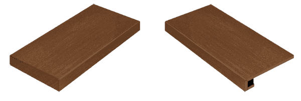 Ступень угловая левая Italon Surface Corten 33x60