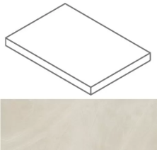 Ступень угловая правая Italon Континуум Пьюр 33x120