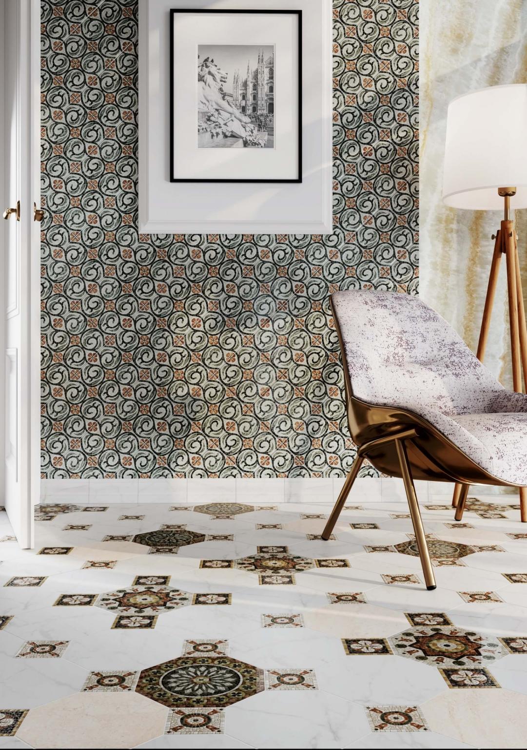 Вставка Kerama Marazzi Стемма 9.8x9.8 HGD\A439\1146H