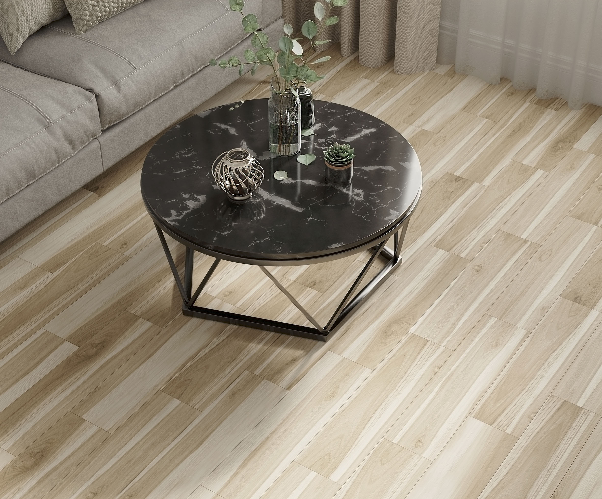 Керамогранит (AP 0068) Laparet Apricot песочный 15x60 матовый