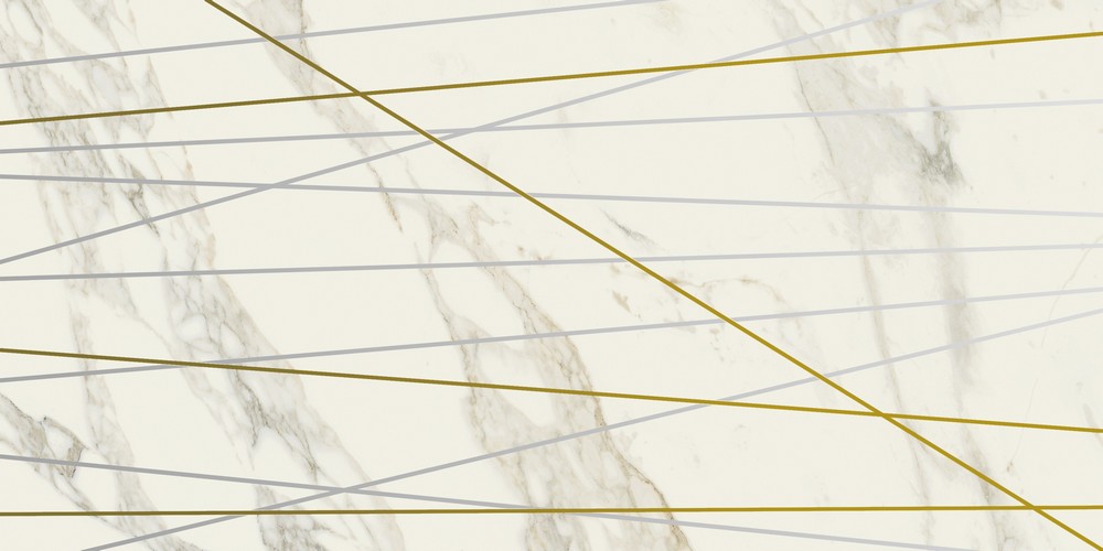 Декор Italon Charme Deluxe Arabescato White Golden Line 40x80