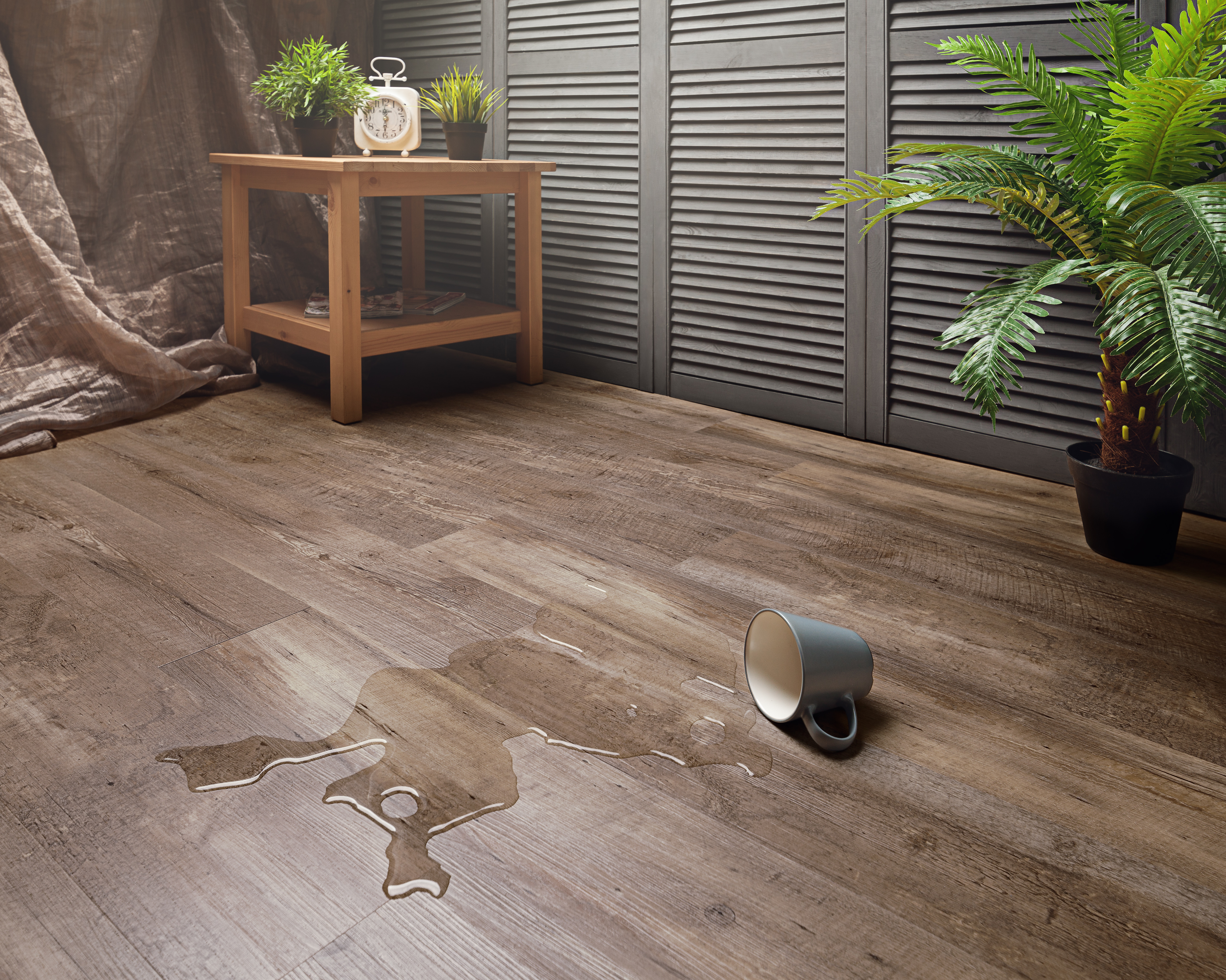 Кварцвиниловая плитка Aqua Floor Classic Glue AF5517 Glue 1219.2x177.8 Дуб Темный замковый кварц винил напольный