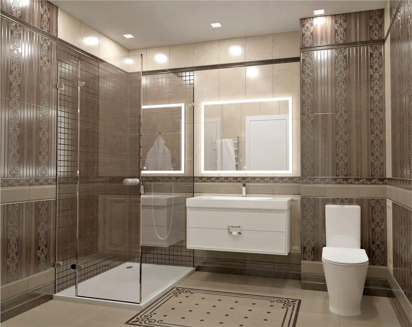 Декор Kerama Marazzi MM11139 Версаль коричневый мозаичный 30x30