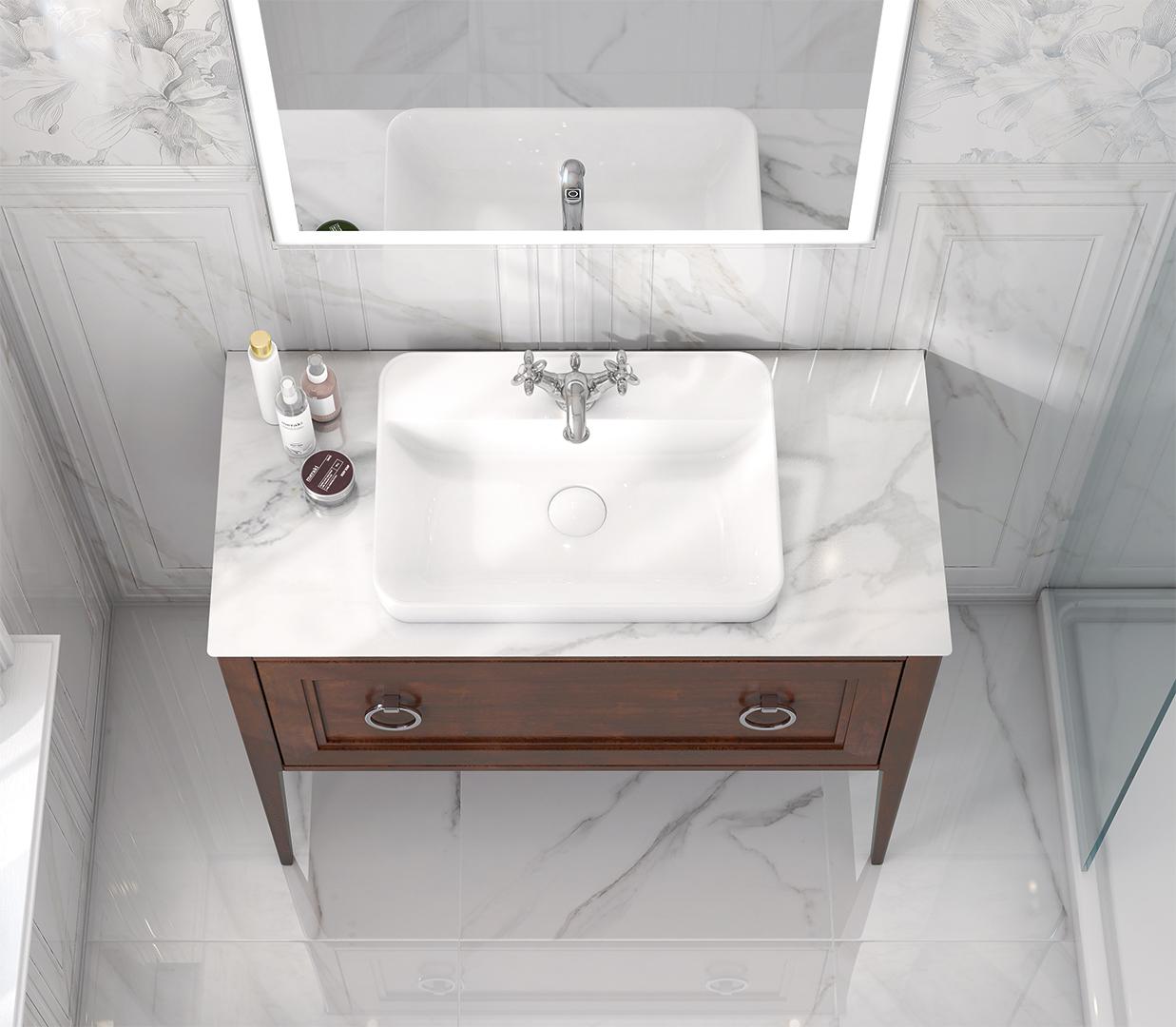 Плинтус Kerama Marazzi FME002R Прадо белый обрезной 20x40