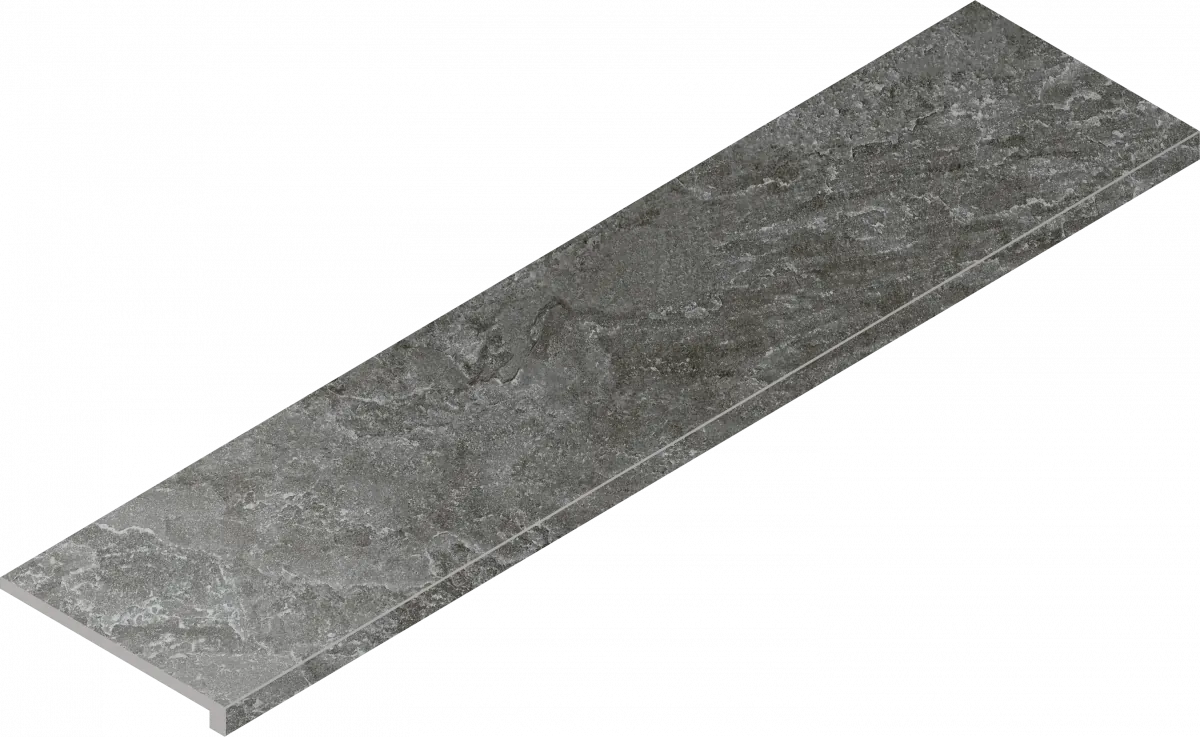 Ступень Италон Магма Графит угловая правая 620070002984 серый 33x120