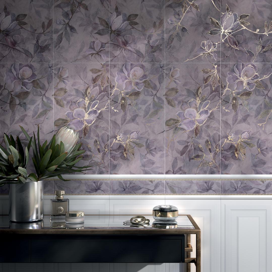 Панно Kerama Marazzi Магнолия 2 матовый (из 4 частей) 60x120 VT\B413\4x\11037R
