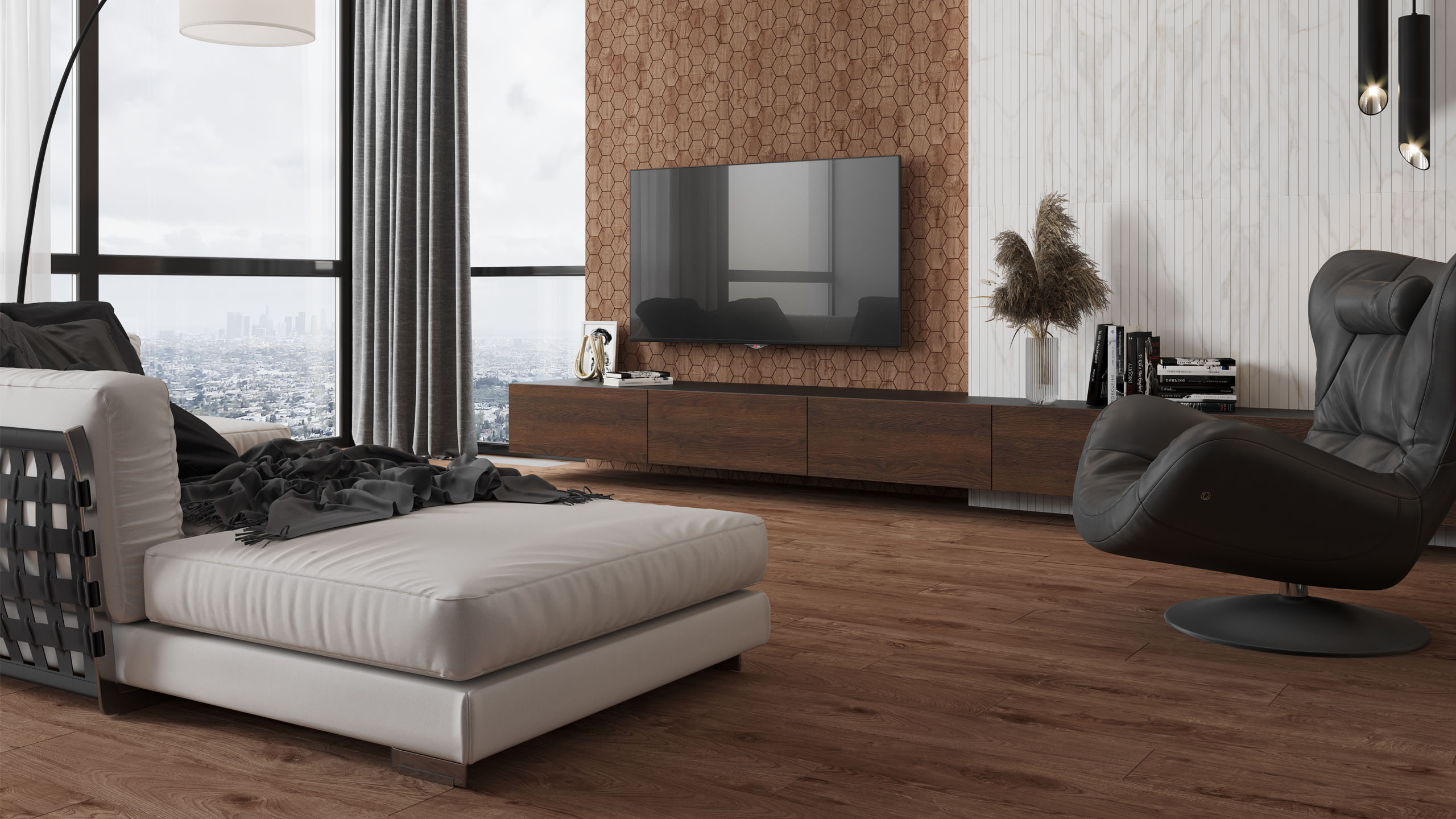 Комплект Estima SI04 Ametis Selection Walnut (Ступень 33x120 непол. прямоугол. бортик без насечек + Подступенок 14,5x120)