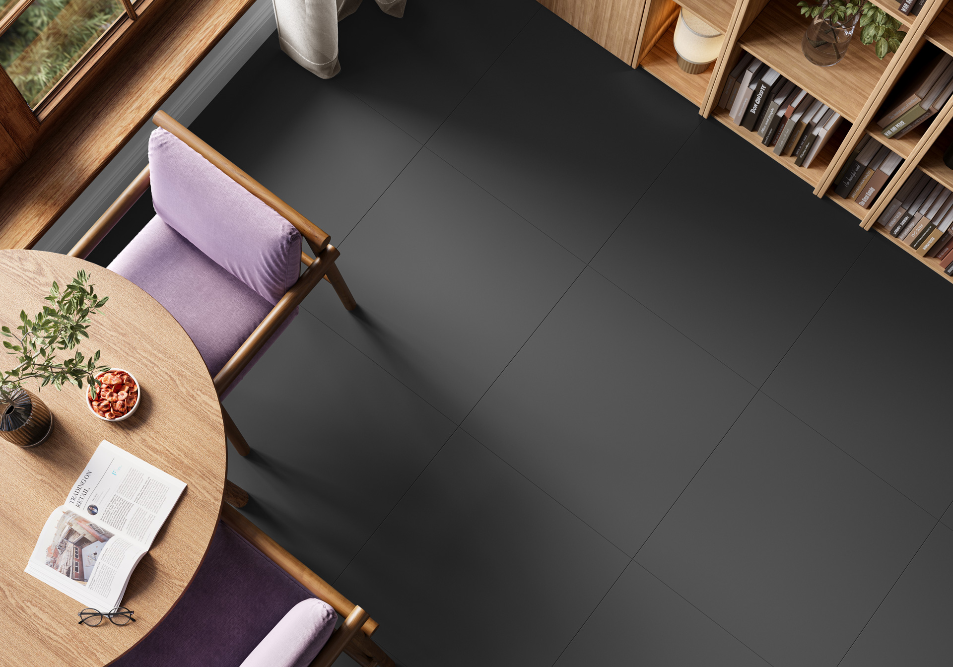 Керамогранит Alma Ceramica Спектор GFU6060SPR60R голубой 60x60