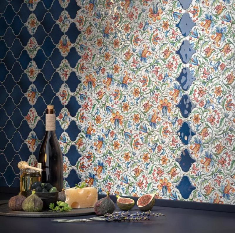 Декор Kerama Marazzi VT\A584\65000 Арабески Тоскана 8 глянцевый 6.5x6.5