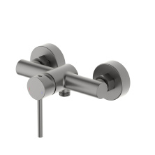 Смеситель AQ1360BGM ЕВРОПА для душа шлиф. черный хром