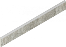 Плинтус Италон Магма Сильвер 610130001622 серый 7.2x60