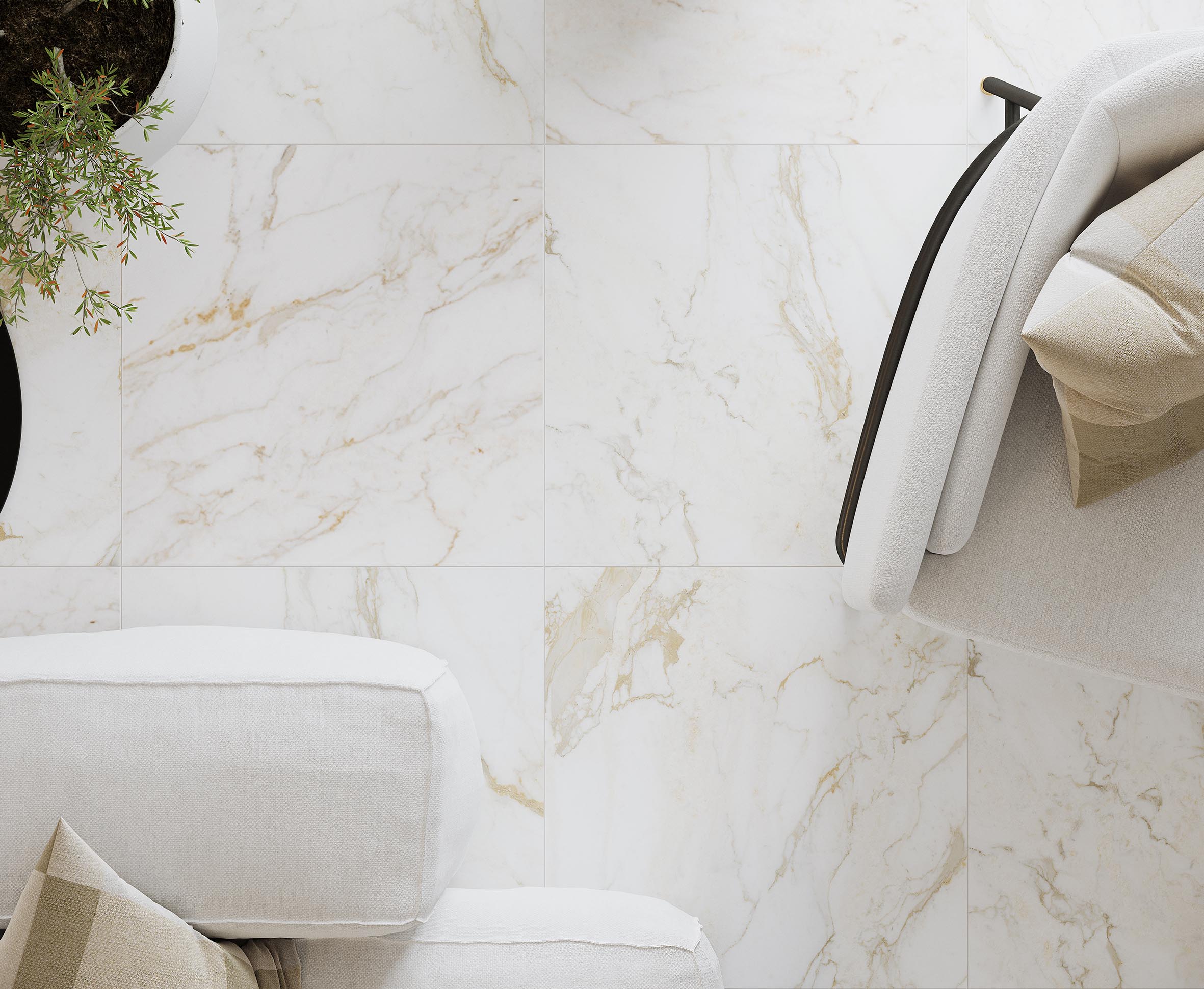 Керамогранит Laparet Calacatta Oro Золотой 60x60 полированный