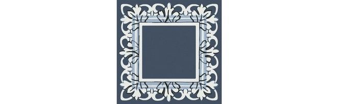 Вставка Kerama Marazzi Алмаш синий глянцевый 9.8x9.8 HGD\A525\TOB001